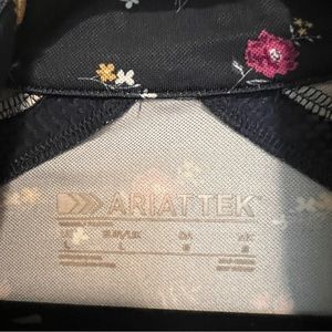 Ariat Tek + SmartPak collab equestrian 1/4 zip sun shirt floral